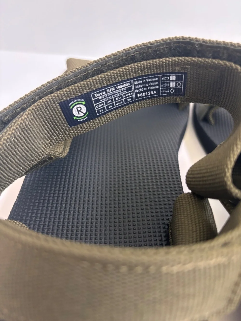 Teva Original Universal Sandals Olive Green Men’s Size 11 NIB